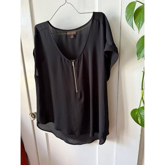 Bold Elements women’s size large black blouse - Picture 2 of 6